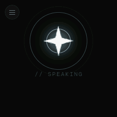 The board's screen while speaking