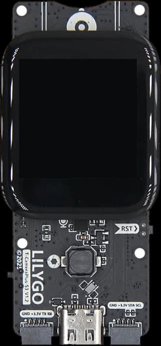 The LilyGO T-CameraPlus-S3 board, front